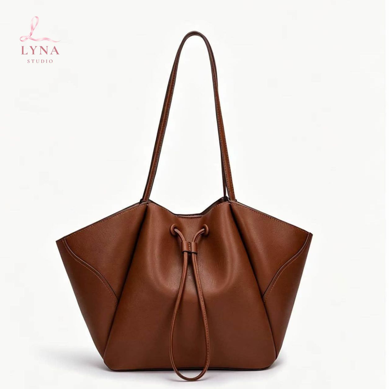 Túi Tote Da Nữ Drawstring Muse LYNA Studio 2 Túi Tote Da Nữ Drawstring Muse LYNA Studio - Ảnh 2