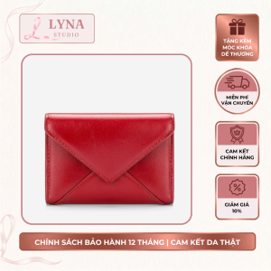Ví mini cầm tay envelope - WAL 0318 - Màu đỏ