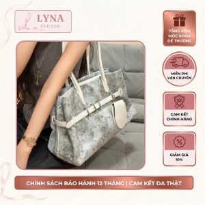 Túi Đeo Vai Da LYNA Họa Tiết Ngôi Sao Y2K