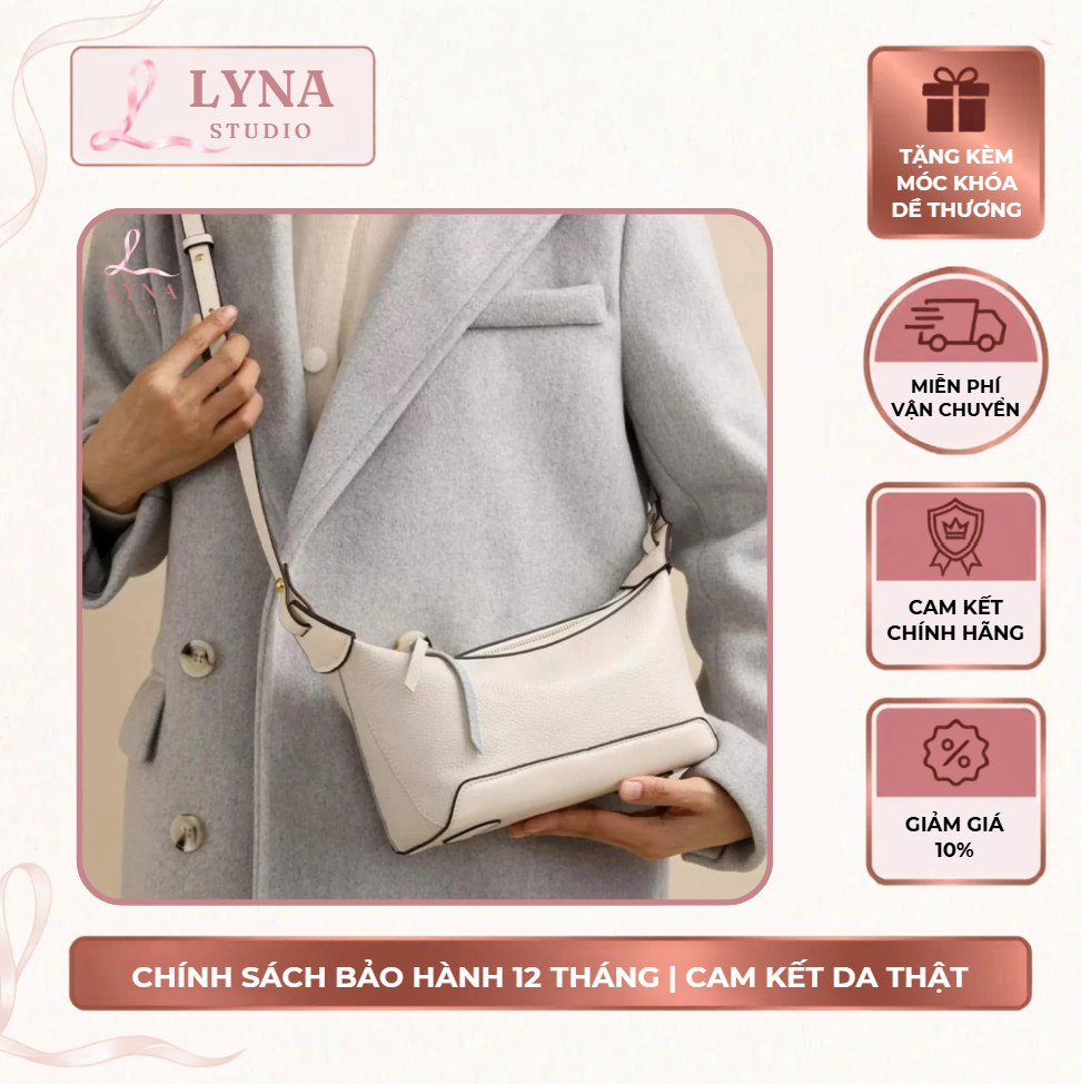 Túi Đeo Chéo Da Thật Sienna – Túi Đeo Vai Nữ Cao Cấp Thanh Lịch 1 Túi Đeo Chéo Da Thật Sienna – Túi Đeo Vai Nữ Cao Cấp Thanh Lịch